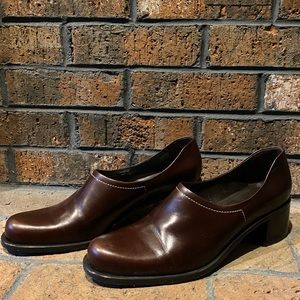 FRANCO SARTO BROWN LEATHER SHOE